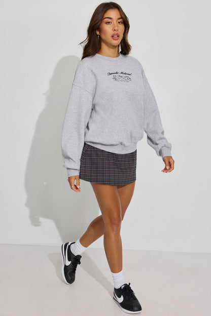 UltraFleece Crewneck Sweatshirt Gray Garage Clothing Women