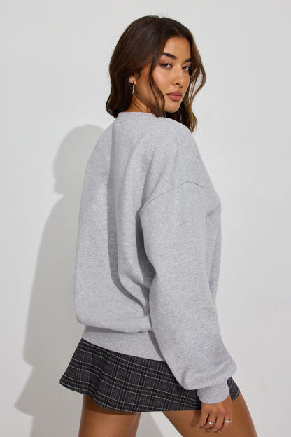 UltraFleece Crewneck Sweatshirt Gray Garage Clothing Women