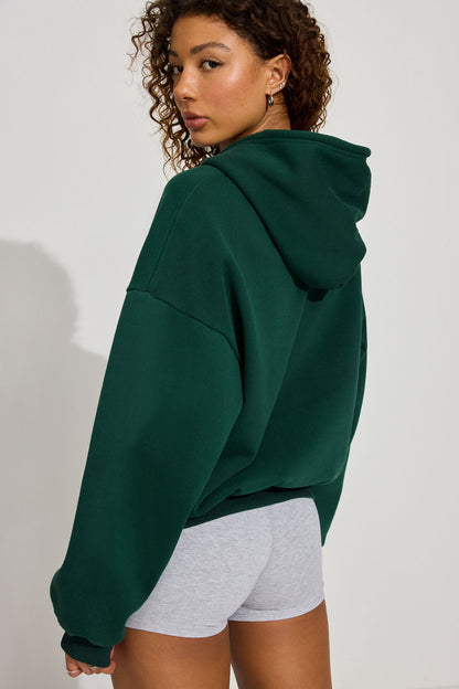 UltraFleece Full Zip Hoodie Green Garage Clothing Women