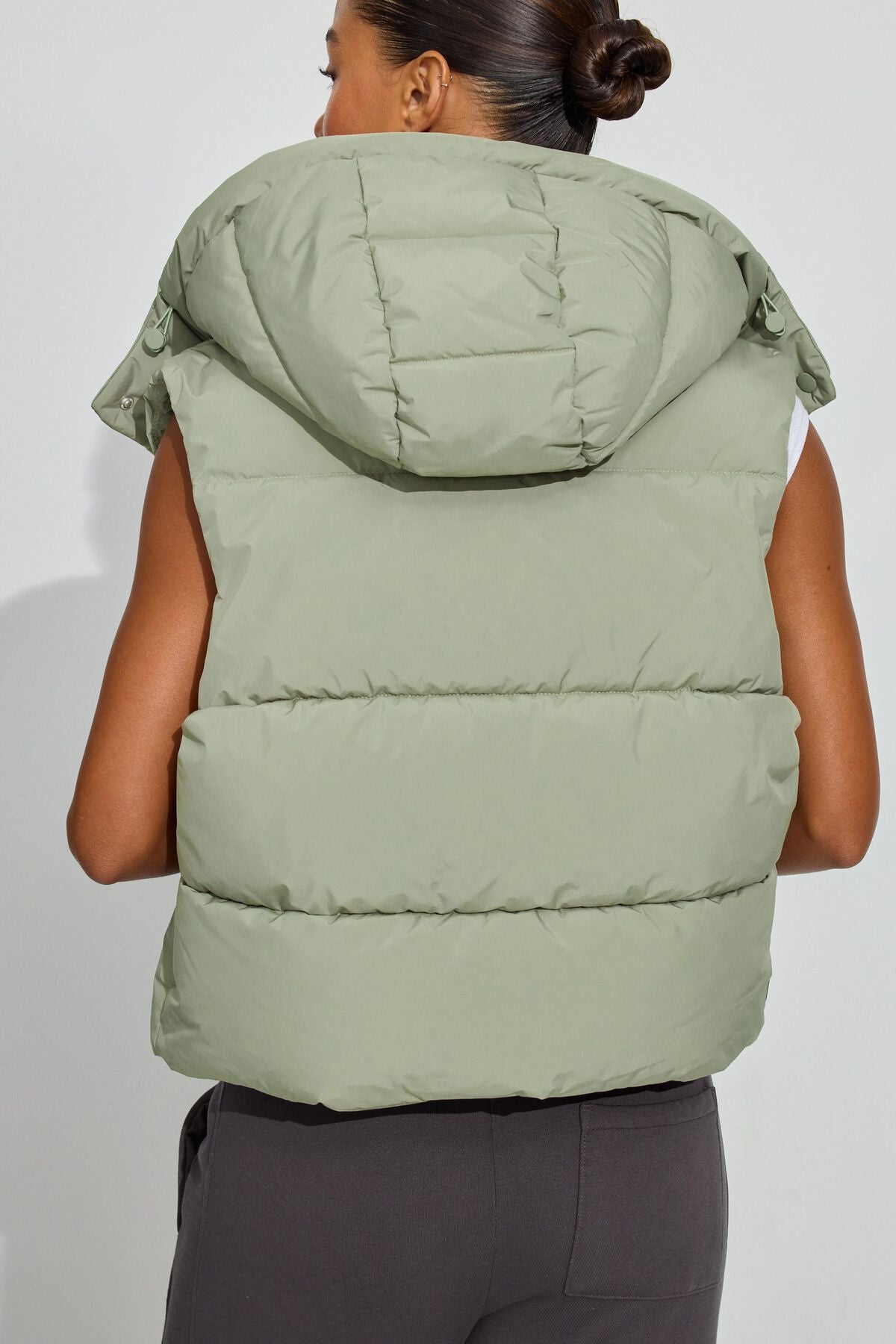 Perfect Puffer Vest Green Garage Clothing Women