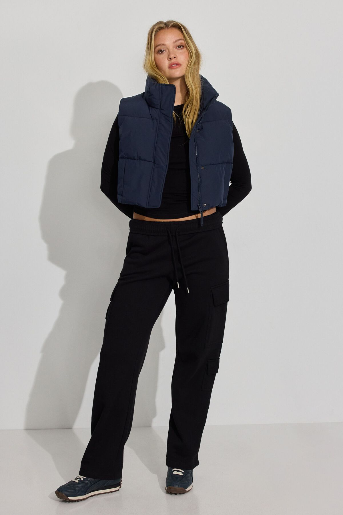 Mini Puff Vest 2.0 Navy Garage Clothing Women
