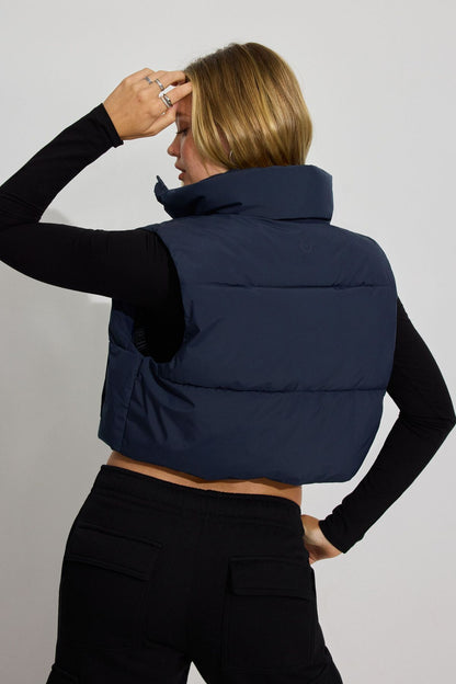 Mini Puff Vest 2.0 Navy Garage Clothing Women