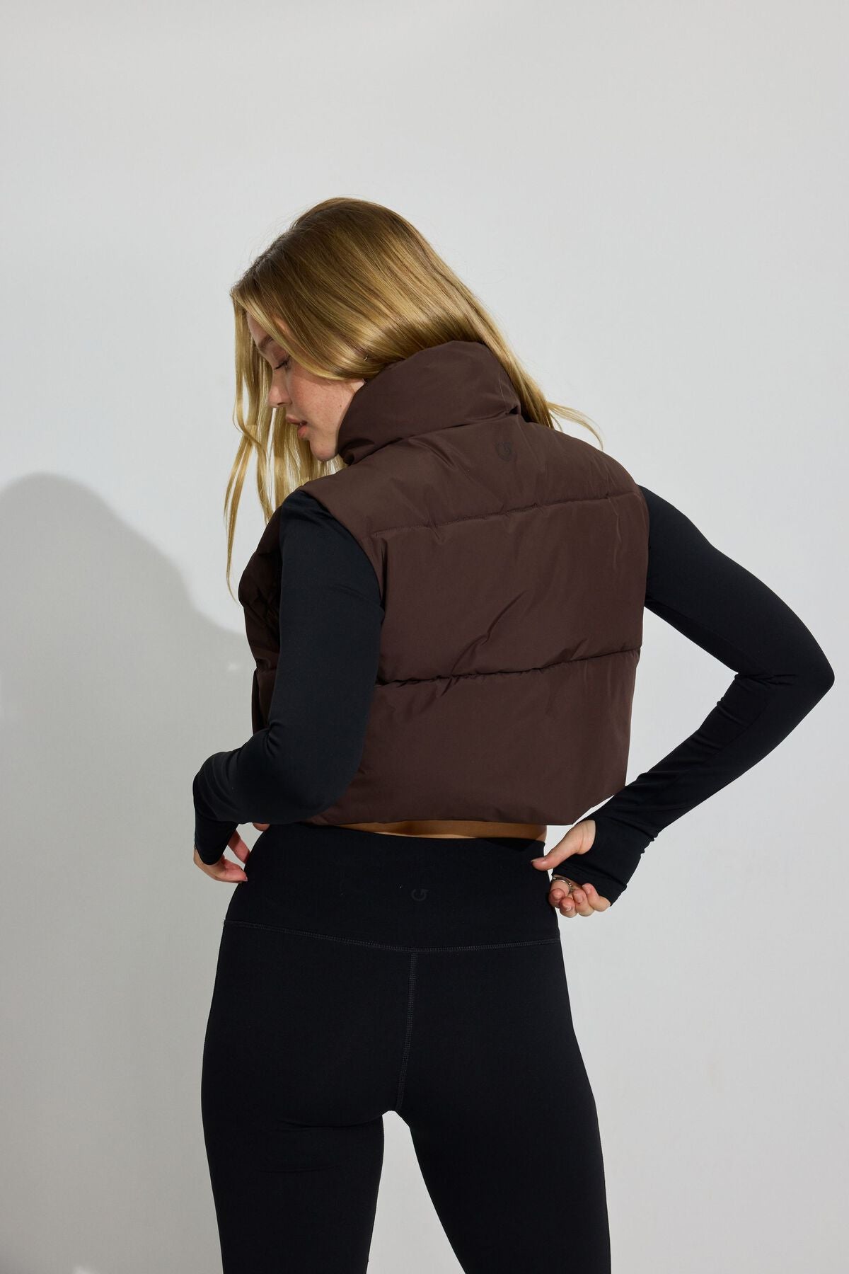 Mini Puff Vest 2.0 Brown Garage Clothing Women
