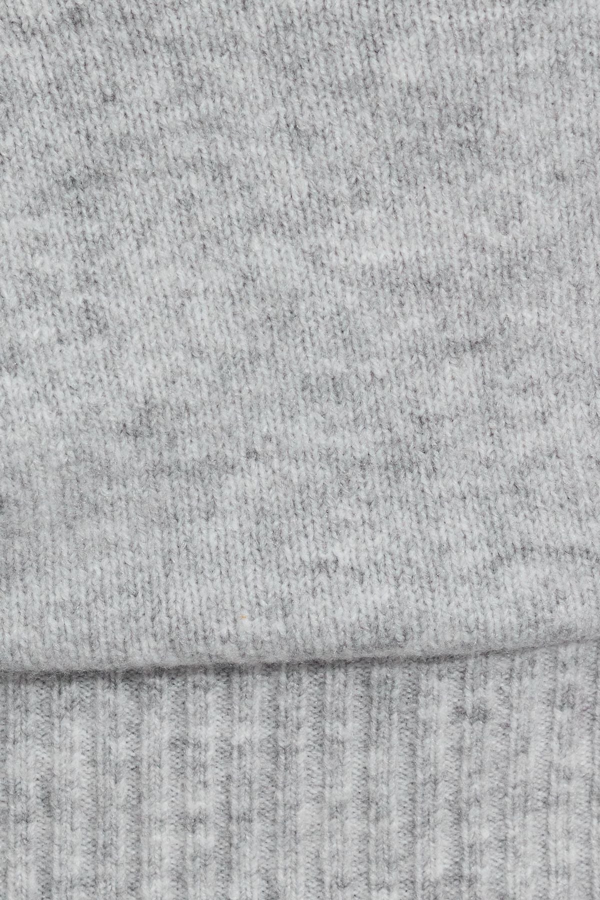 Spongy Off Shoulder Sweater Gray Garage Clothing Women