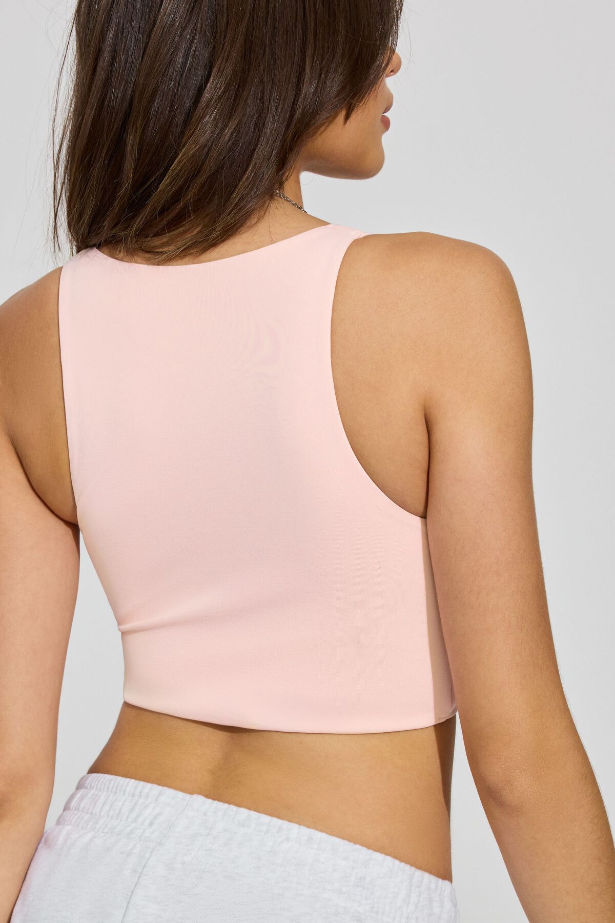Seamless Ruched Tank Top PINK Garage Clothing Women