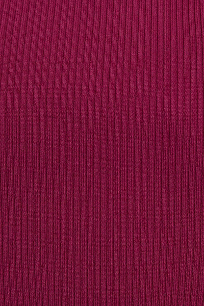Short Sleeve Peakaboo Top Burgundy Garage Clothing Women