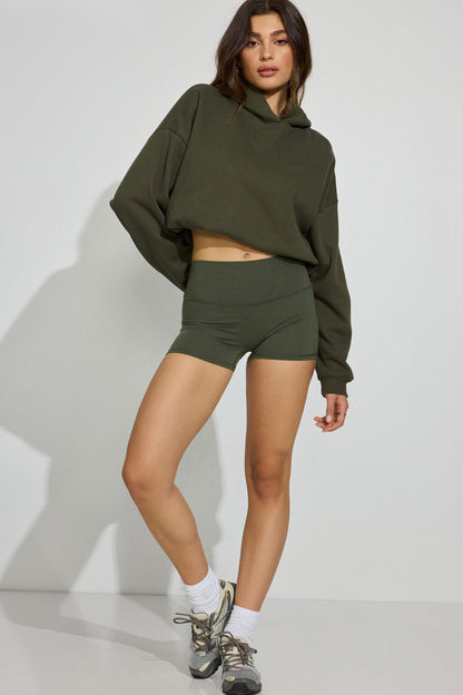 SoftActive Booty Shorts Green Garage Clothing Women