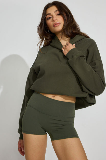 SoftActive Booty Shorts Green Garage Clothing Women