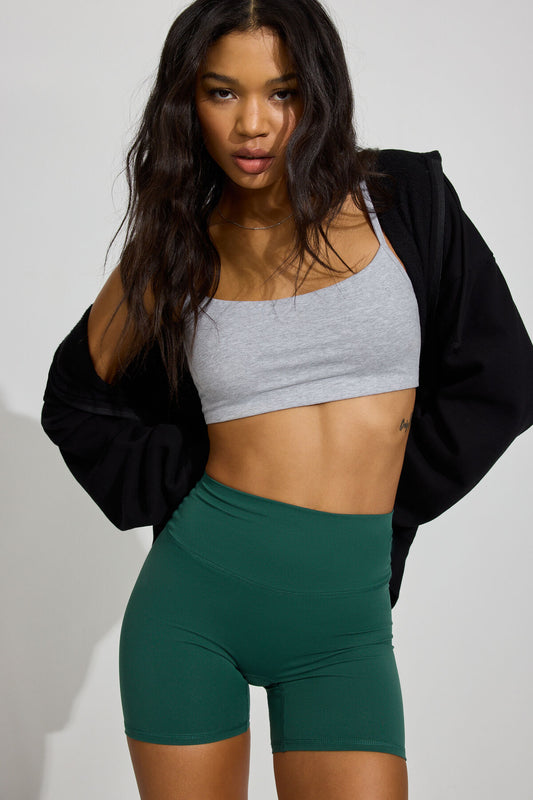 SoftActive 5 Inch Bike Shorts GREEN Garage Clothing Women