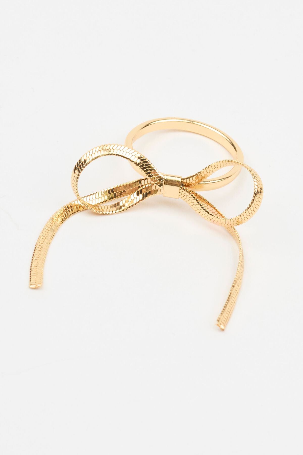 Snake Chain Ring Yellow Garage Clothing Women