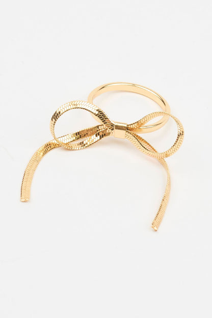 Snake Chain Ring Yellow Garage Clothing Women