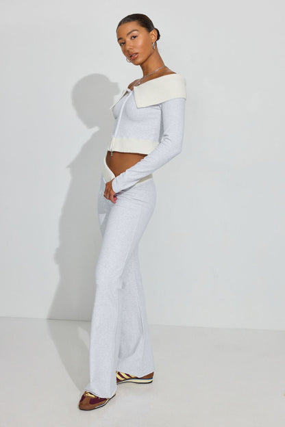 Combo Flare Sweatpants Gray Garage Clothing Women