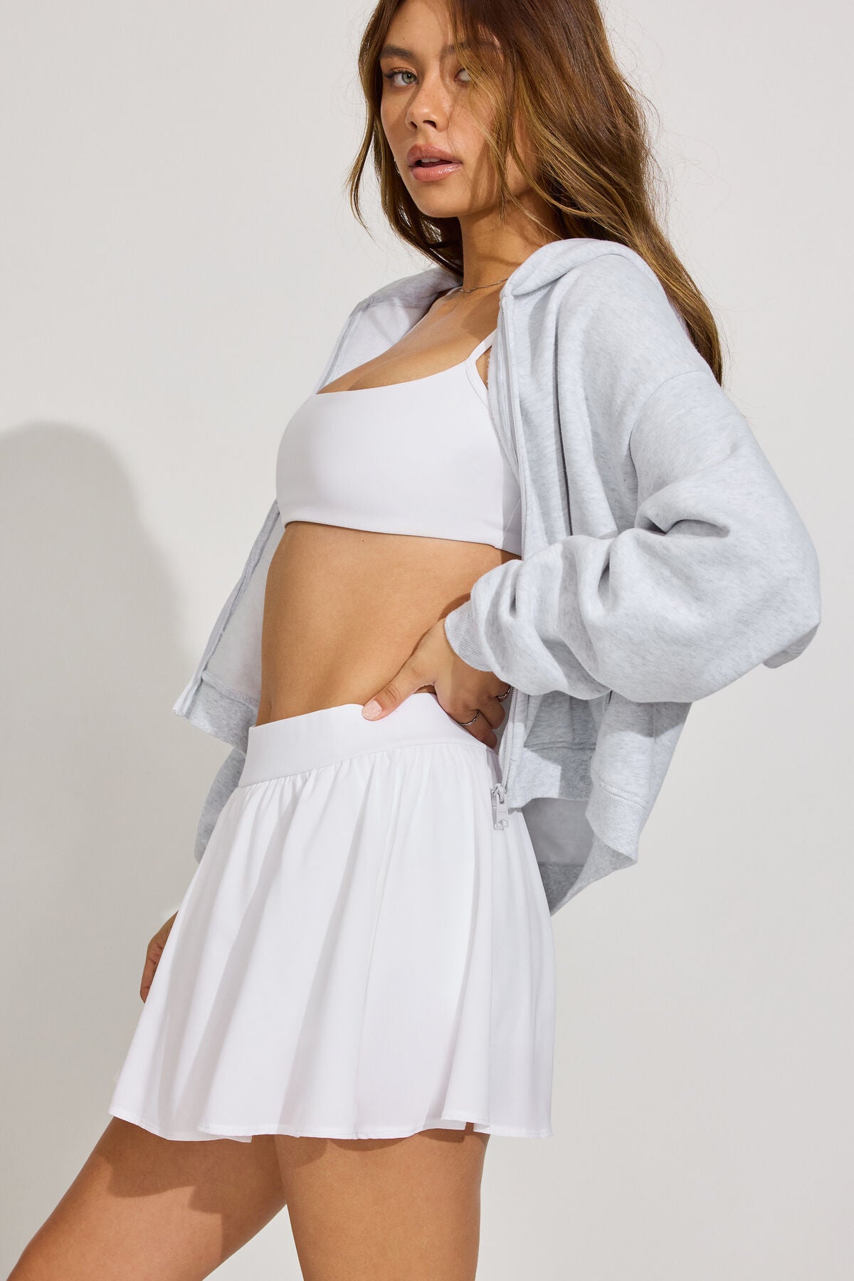 Brooke Active Skort White Garage Clothing Women