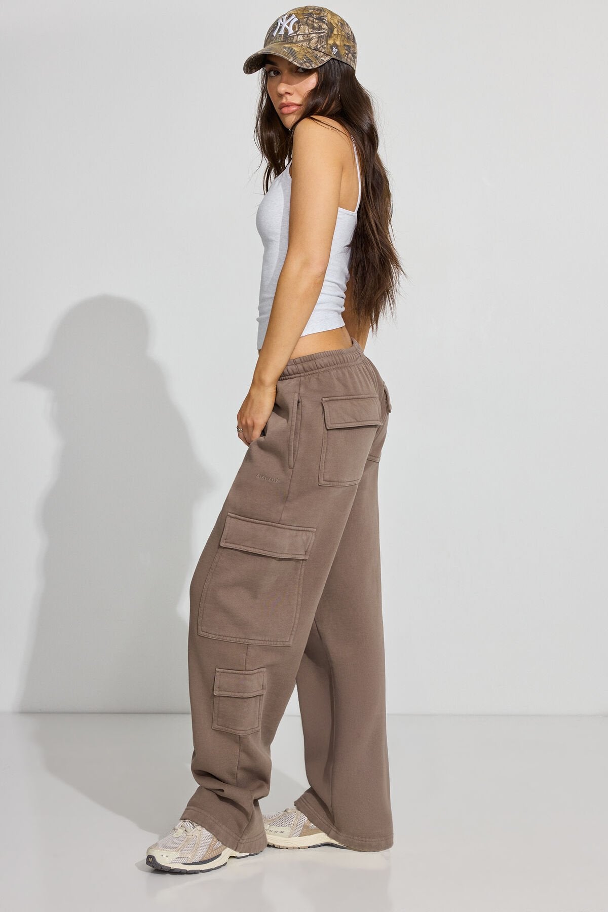 UltraFleece Cargo Sweatpants Brown Garage Clothing Women