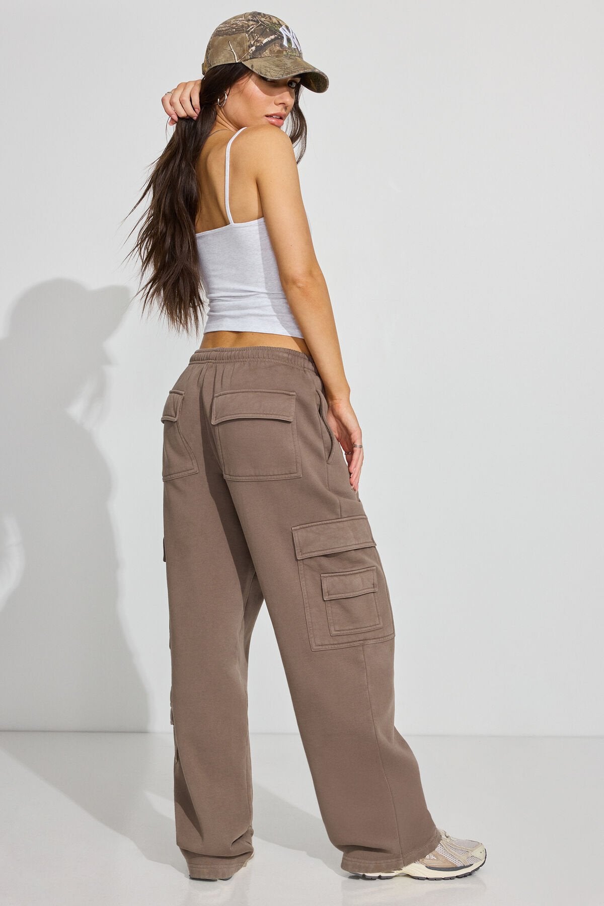 UltraFleece Cargo Sweatpants Brown Garage Clothing Women