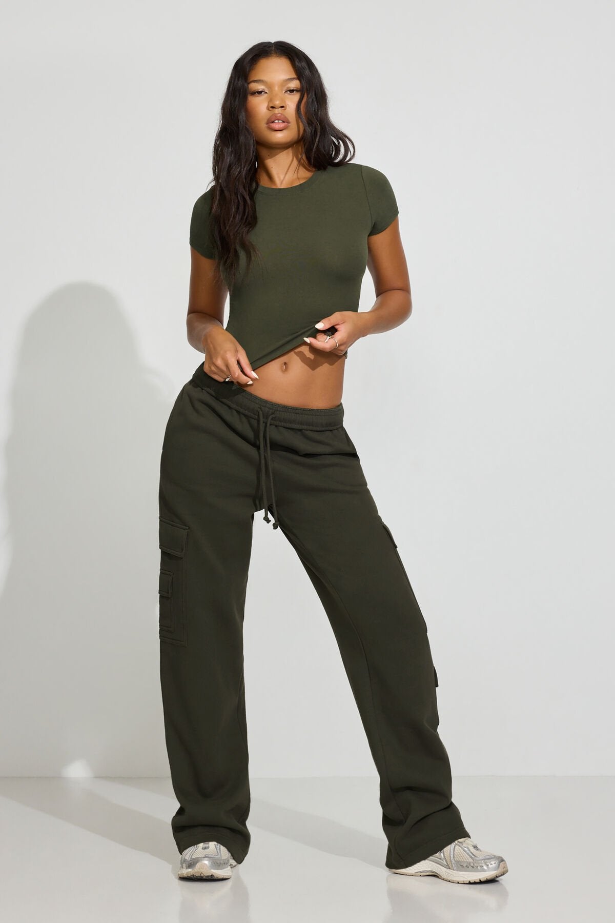 UltraFleece Cargo Sweatpants Green Garage Clothing Women
