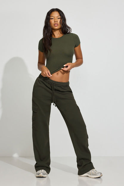UltraFleece Cargo Sweatpants Green Garage Clothing Women