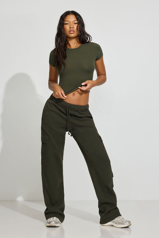 UltraFleece Cargo Sweatpants Green Garage Clothing Women