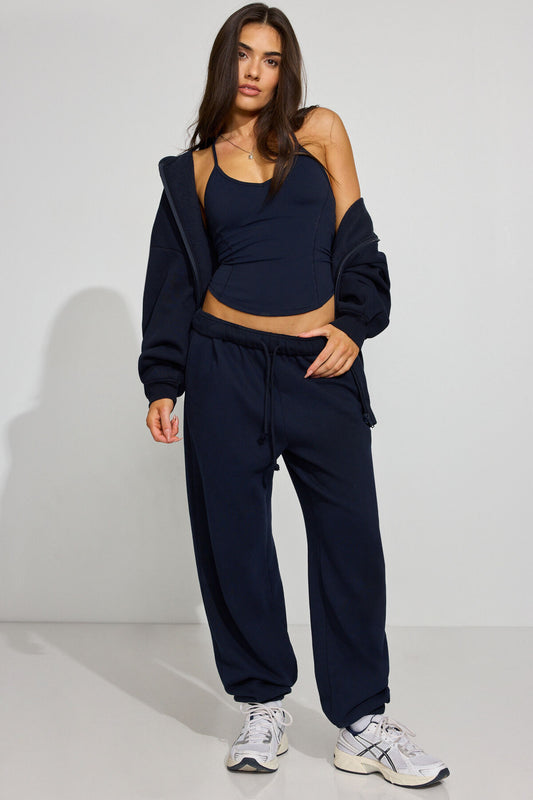 UltraFleece Boyfriend Sweatpants Navy Garage Clothing Women