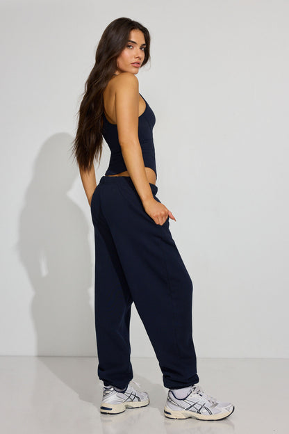 UltraFleece Boyfriend Sweatpants Navy Garage Clothing Women