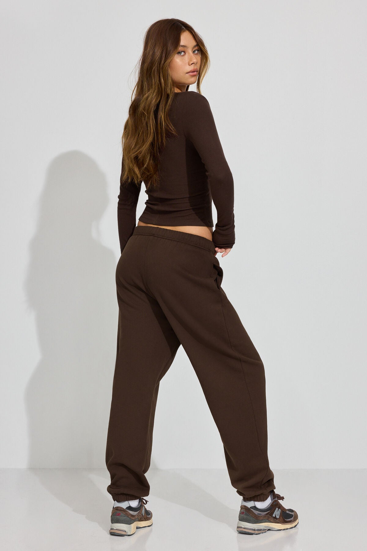 UltraFleece Boyfriend Sweatpants Brown Garage Clothing Women