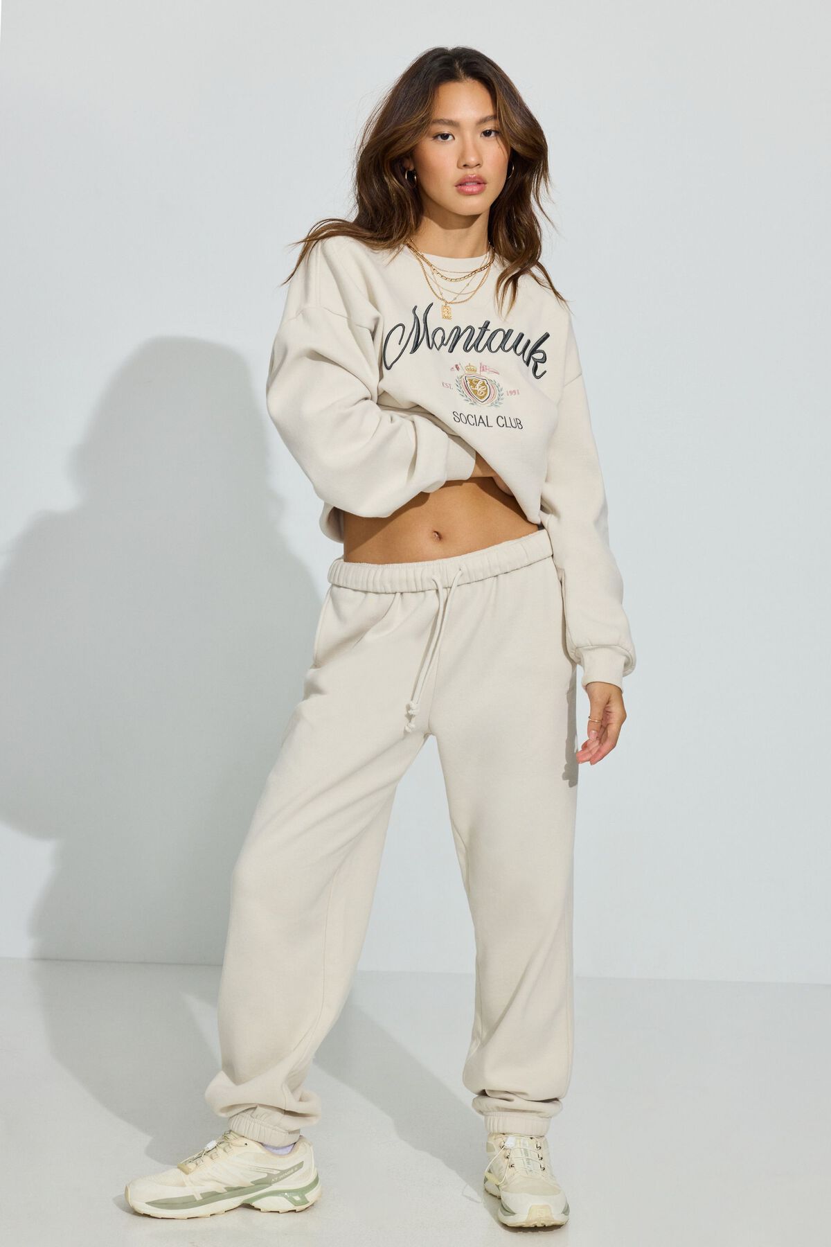 UltraFleece Boyfriend Sweatpants White Garage Clothing Women