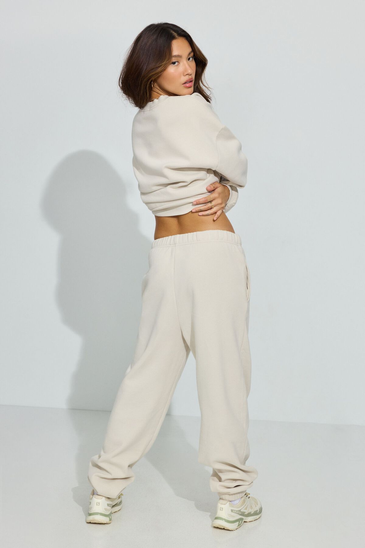 UltraFleece Boyfriend Sweatpants White Garage Clothing Women