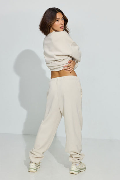 UltraFleece Boyfriend Sweatpants White Garage Clothing Women