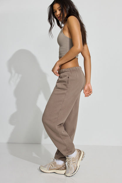 UltraFleece Boyfriend Sweatpants Brown Garage Clothing Women
