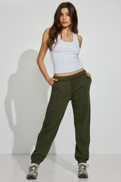 UltraFleece Boyfriend Sweatpants Green Garage Clothing Women