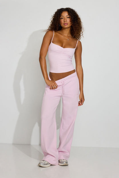 UltraFleece Straight Leg Sweatpants Pink Garage Clothing Women