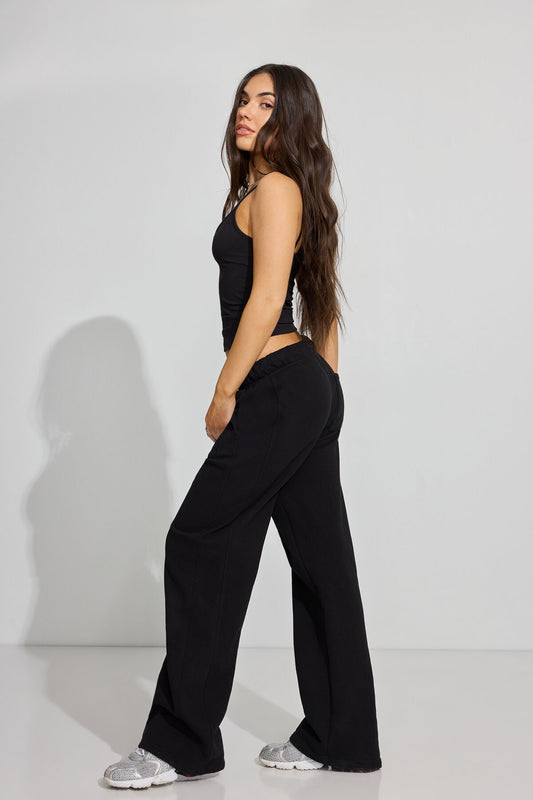 UltraFleece Straight Leg Sweatpants Black Garage Clothing Women