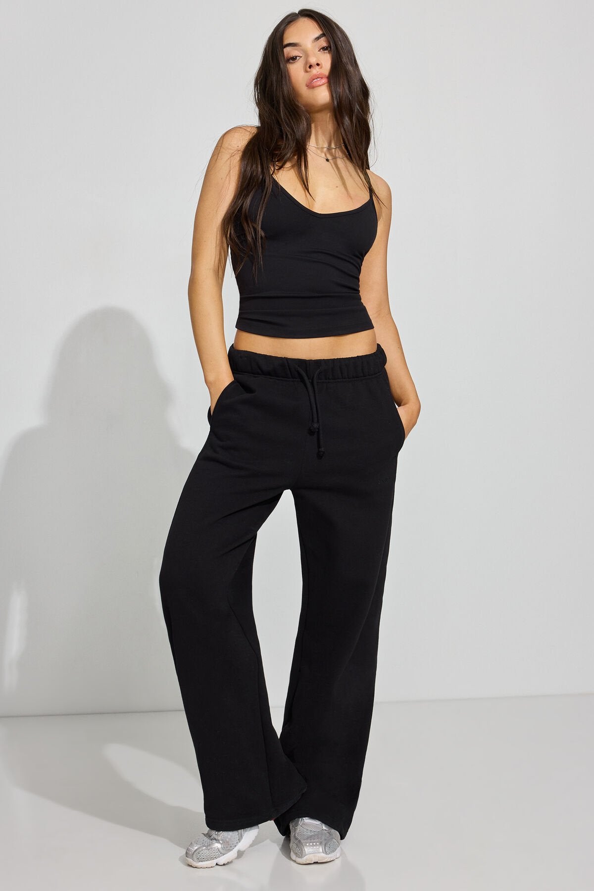 UltraFleece Straight Leg Sweatpants Black Garage Clothing Women