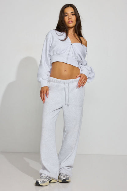 UltraFleece Straight Leg Sweatpants Gray Garage Clothing Women