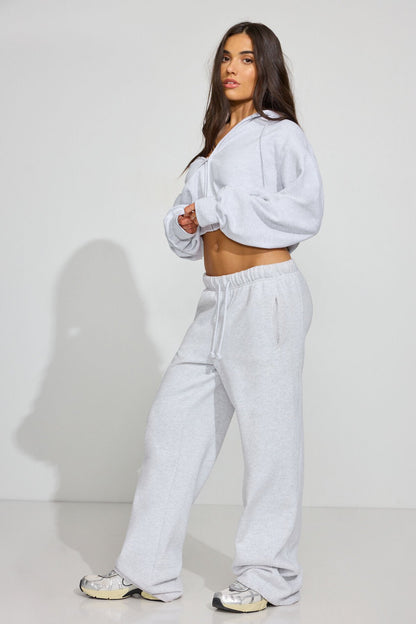 UltraFleece Straight Leg Sweatpants Gray Garage Clothing Women