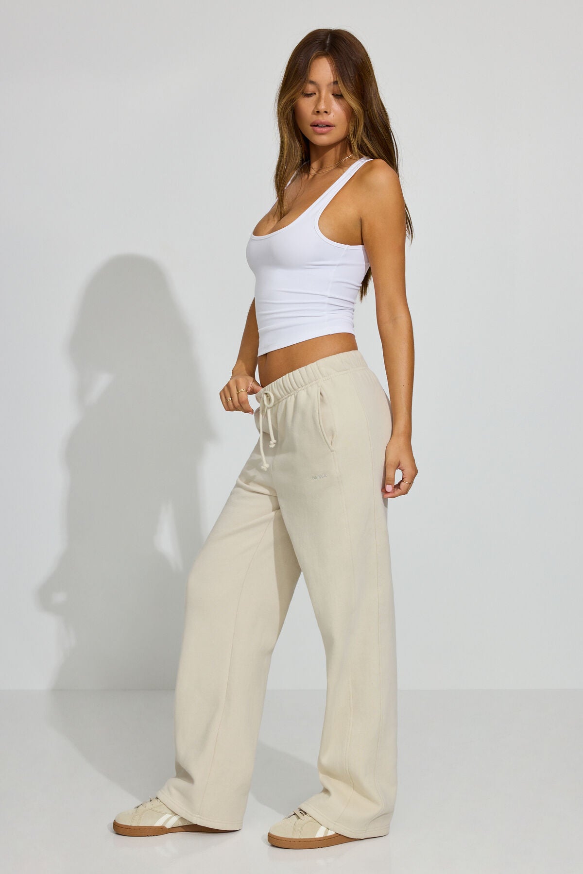 UltraFleece Straight Leg Sweatpants White Garage Clothing Women