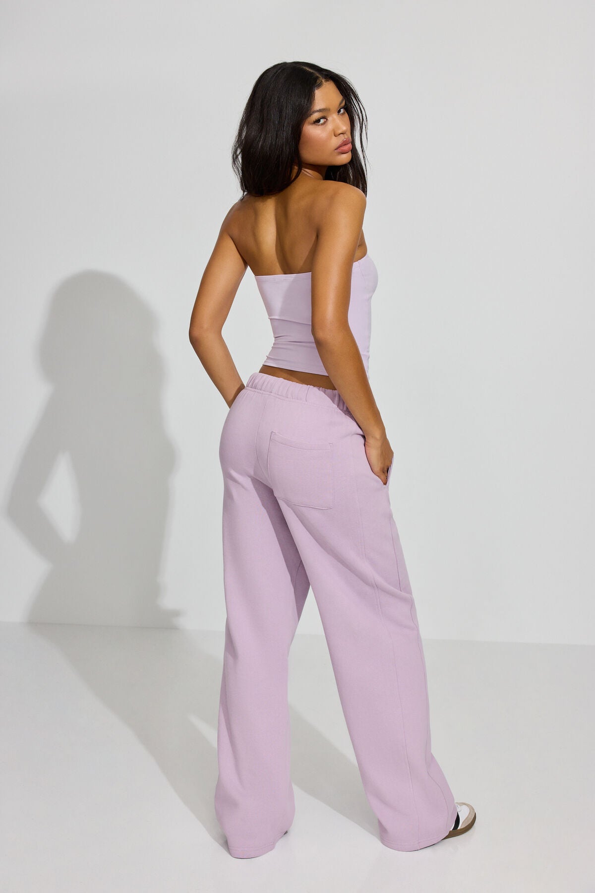 UltraFleece Straight Leg Sweatpants Purple Garage Clothing Women