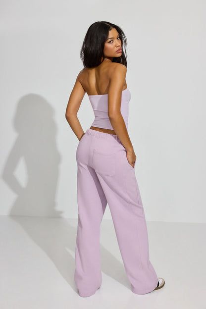 UltraFleece Straight Leg Sweatpants Purple Garage Clothing Women