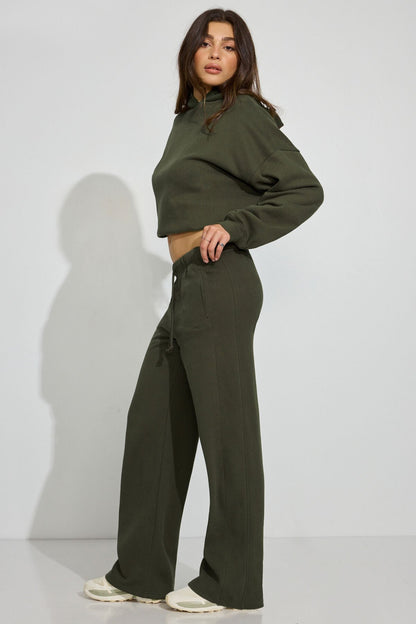 UltraFleece Straight Leg Sweatpants Green Garage Clothing Women