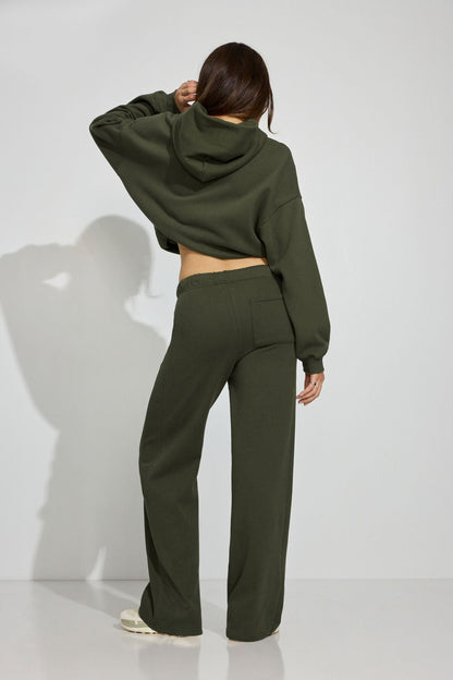 UltraFleece Straight Leg Sweatpants Green Garage Clothing Women