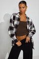French Roast Brown/Black Plaid