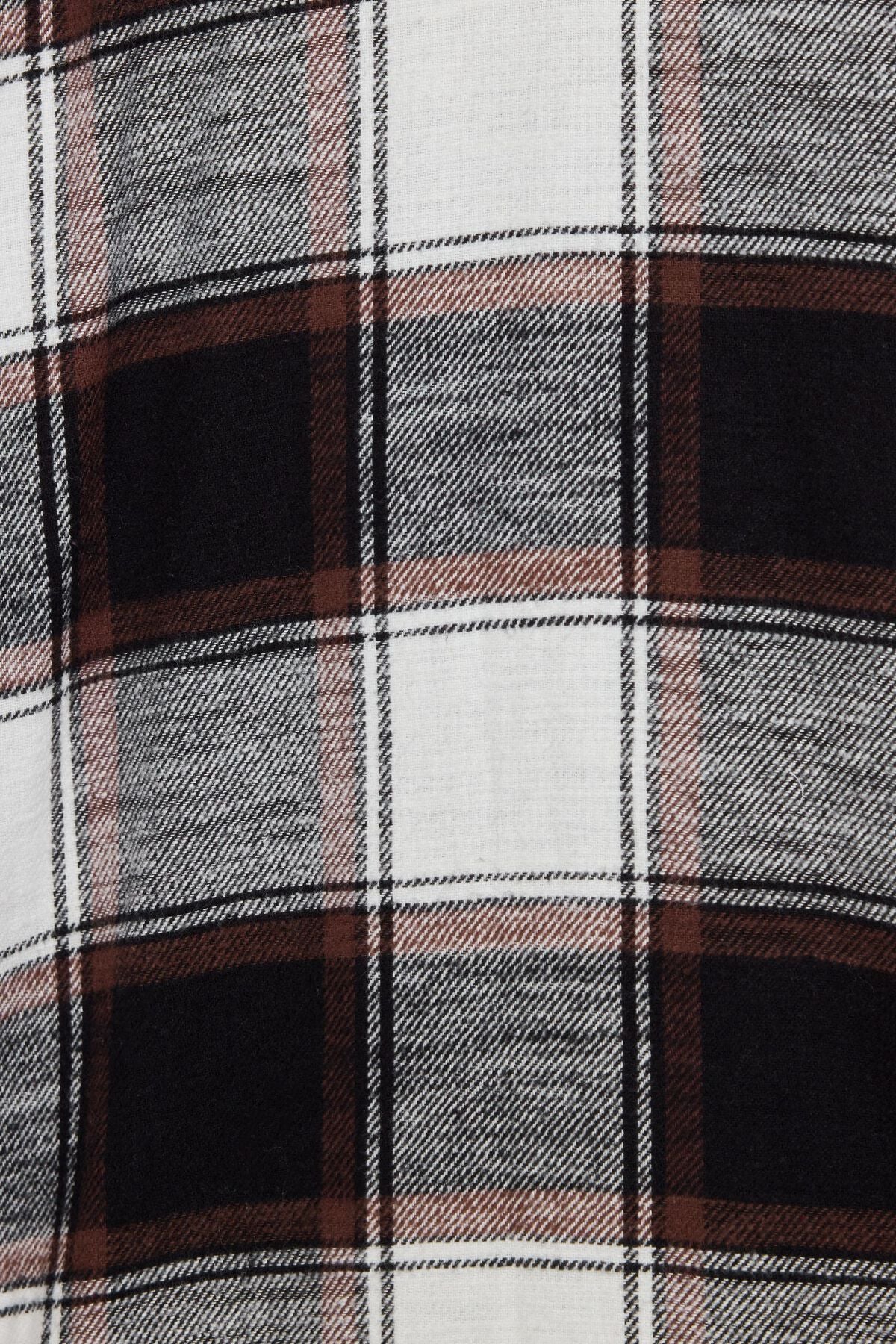 Noah Plaid Button-Up Shirt Brown Garage Clothing Women
