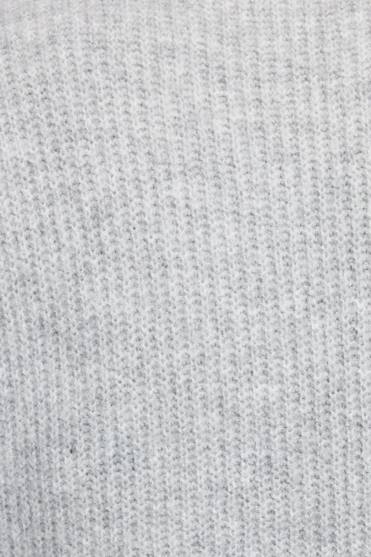 Cozy V Neck Sweater Gray Garage Clothing Women