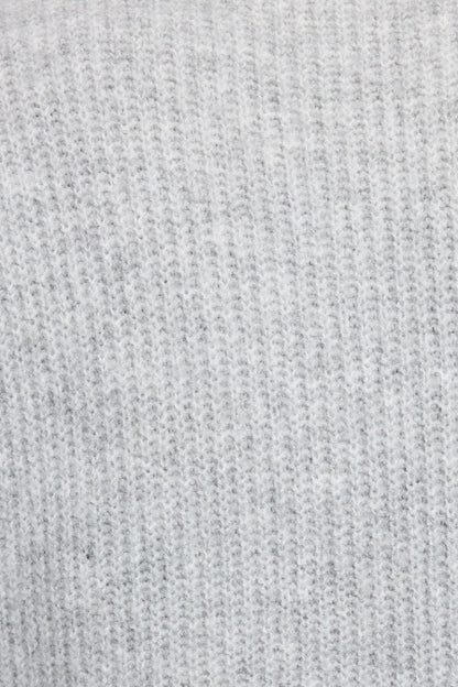 Cozy V Neck Sweater Gray Garage Clothing Women