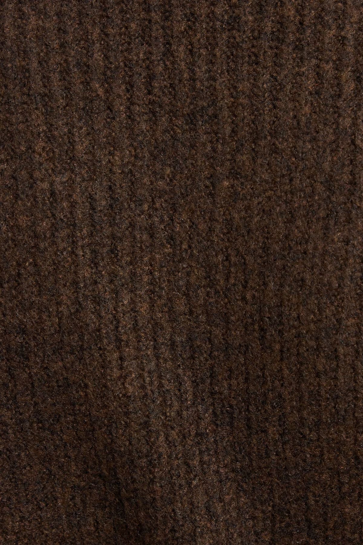 Cozy V Neck Sweater Brown Garage Clothing Women