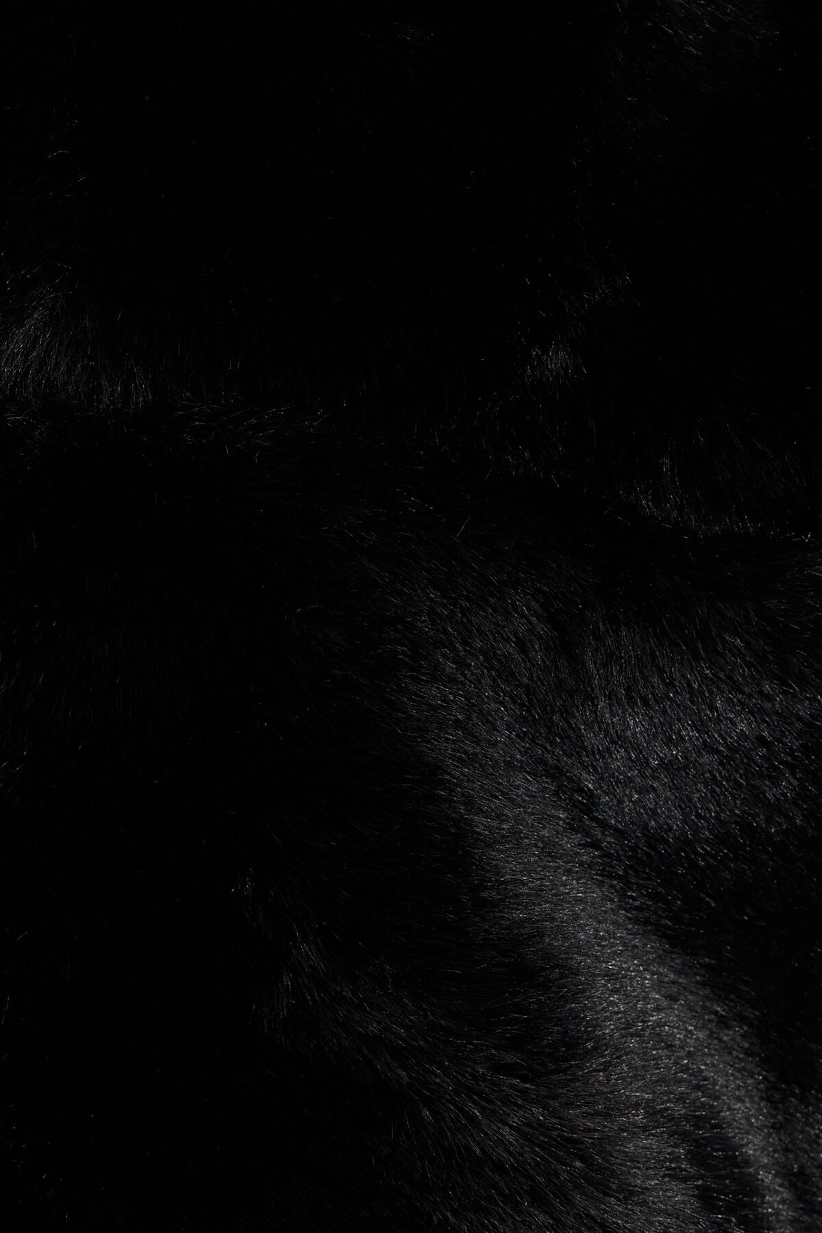 Faux-Fur Puffer Jacket Black Garage Clothing Women
