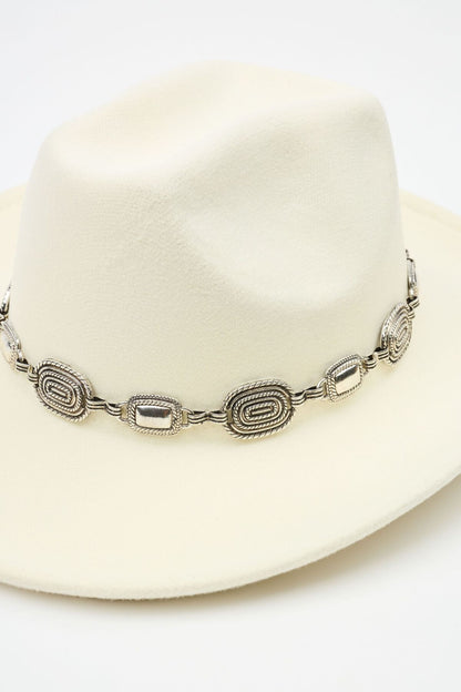 Felt Cowboy Hat  White Garage Clothing Women