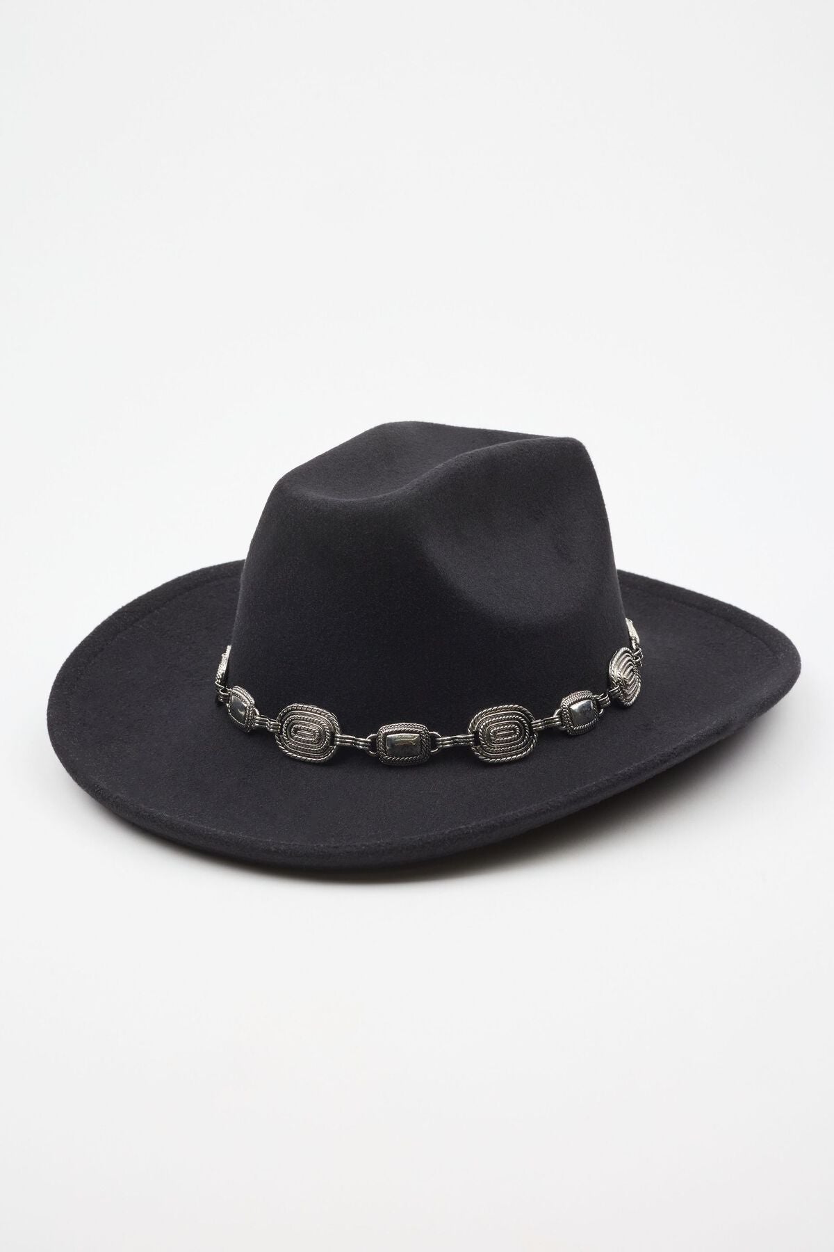 Felt Cowboy Hat  Black Garage Clothing Women