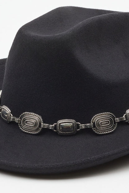 Felt Cowboy Hat  Black Garage Clothing Women