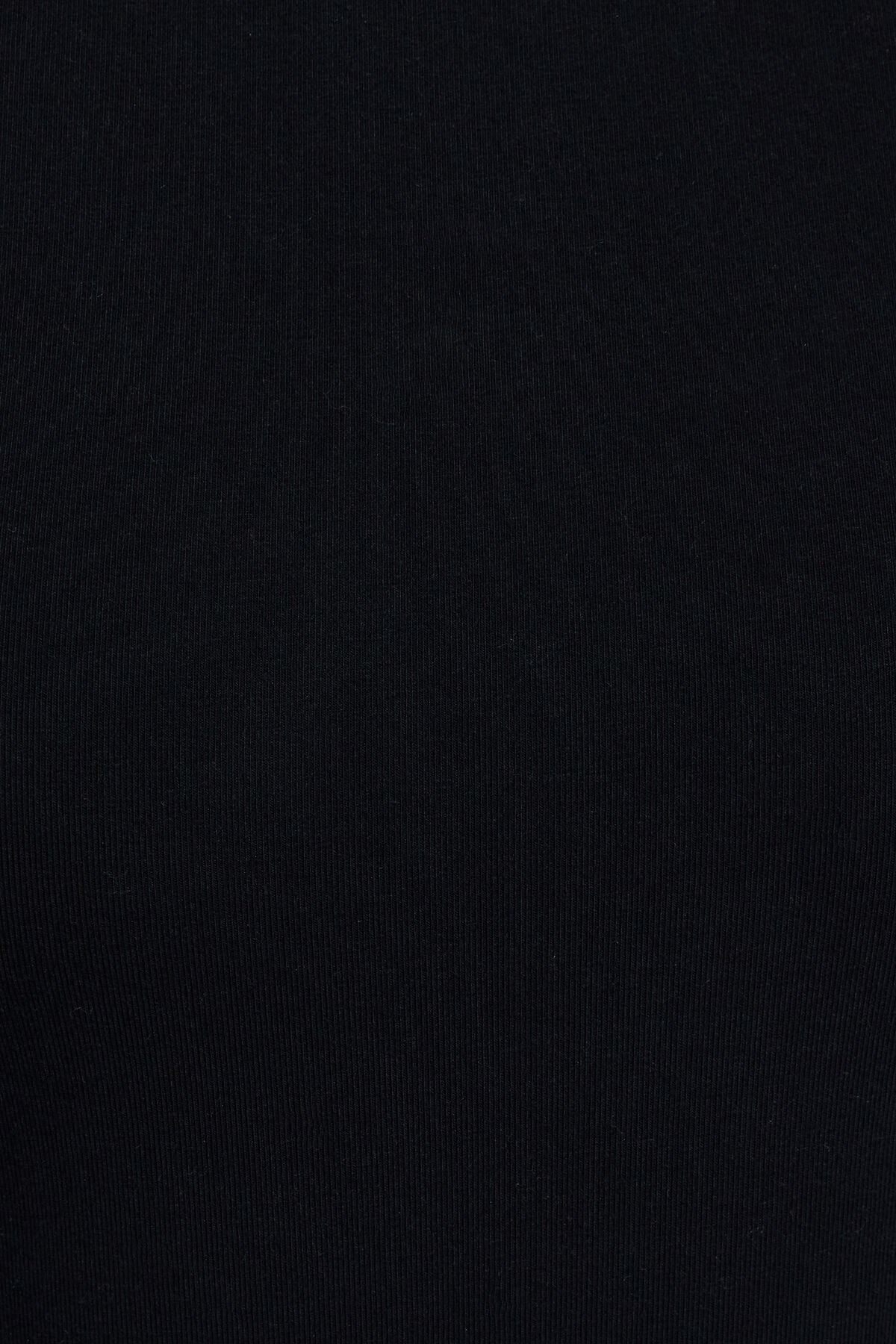 Open Back Long Sleeve Top Black Garage Clothing Women